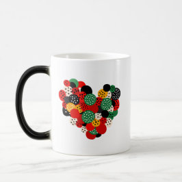 ハートデザインマグカップ:すべてのsipにおける愛のTouch モーフィングマグカップ