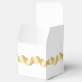 ハートデザイン金ゴールドカラー結婚ズ フェイバーボックス (オープン)