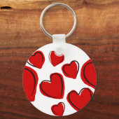 ハートデザイン キーホルダー (正面)