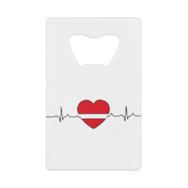 ハートデザイン クレジットカード栓抜き