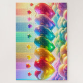 ハートデザイン ジグソーパズル (縦)