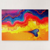 ハートデザイン ジグソーパズル (横)