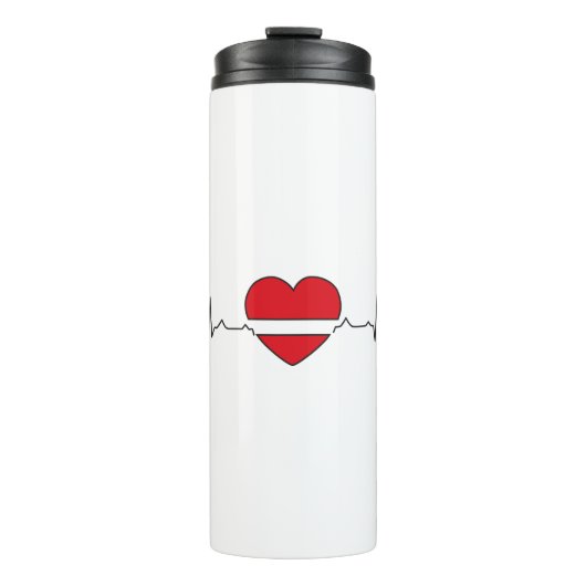 ハートデザイン タンブラー (正面)