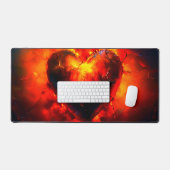 ハートデザイン デスクマット (キーボード&マウス)