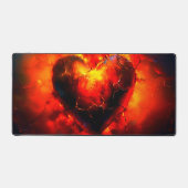 ハートデザイン デスクマット (正面)