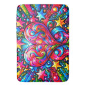 ハートデザイン バスマット (正面縦)