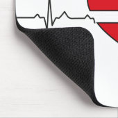 ハートデザイン マウスパッド (コーナー)