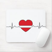 ハートデザイン マウスパッド (マウス)