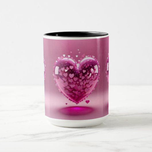ハートデザイン マグカップ (中央)