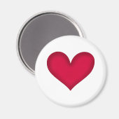 ハートデザイン マグネット (正面/裏面)