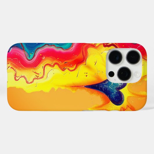 ハートデザイン Case-Mate iPhoneケース (裏面 (横))