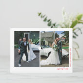 ハートデュオホワイトバレンタインデーの写真カード シーズンカード (スタンド正面)