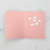 ハートデーの落書き バレンタインデー カード (内部)