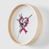 ハートトンハエ男女キッド 壁時計 (傾斜)