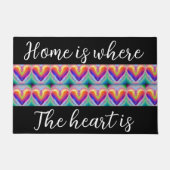 ハートドアマット ドアマット (正面)