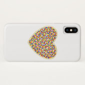 ハートドットiPhoneケース Case-Mate iPhoneケース (裏面(横))