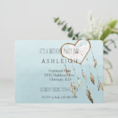 ハートドリームキャッチャー誕生日 招待状 (スタンド正面)