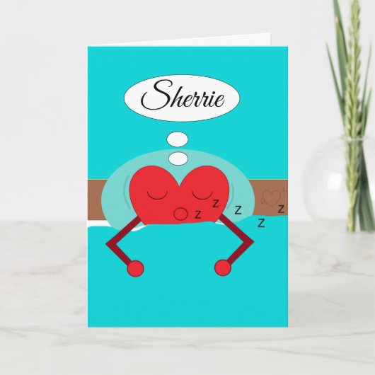 ハートドリームス 緑のカードの色合い カード (正面)