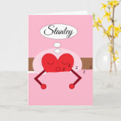 ハートドリームズオブピンク カード (黄色い花)