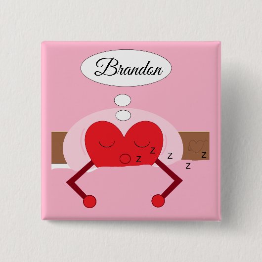 ハートドリームズオブピンク 缶バッジ (正面)