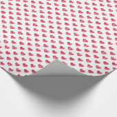 ハートドードルパターン | バレンタインデー ラッピングペーパー (角)