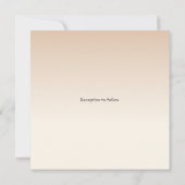 ハートドーブバラピンクロマ結婚ンス 招待状 (裏面)