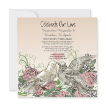 ハートドーブバラピンクロマ結婚ンス