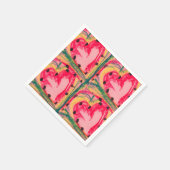 ハートドーム スタンダードカクテルナプキン (角)