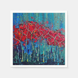 ハートナプキンカクテル スタンダードカクテルナプキン