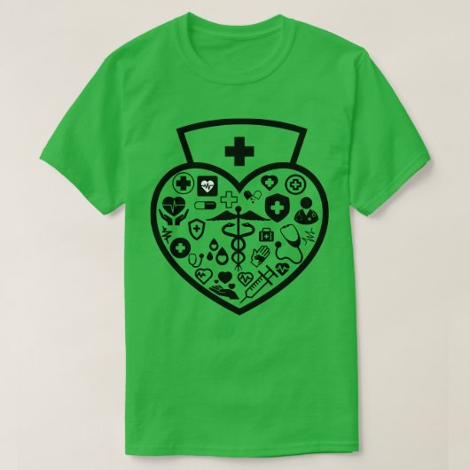 ハートナース1 Tシャツ (デザイン正面)