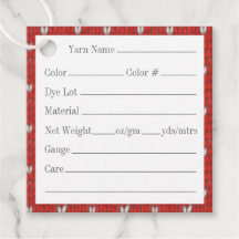 ハートニット2インチスクエアヤーンラベル