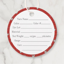 ハートニット2"丸糸ラベル フェイバータグ