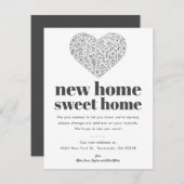 ハートニューホーム | お知らせカードの移動 案内状 (正面/裏面)