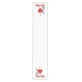 ハートニューヨーク ミディアムテーブルランナー (正面)