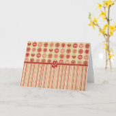 ハートノートカード カード (黄色い花)