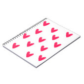 ハートノートブックの仕訳帳 ノートブック (左側)