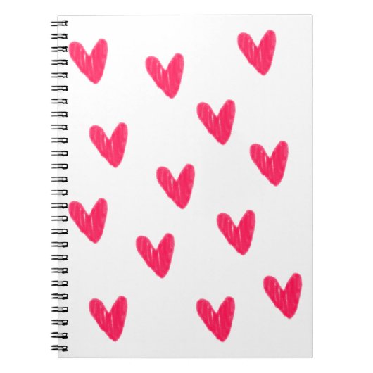 ハートノートブックの仕訳帳 ノートブック (正面)
