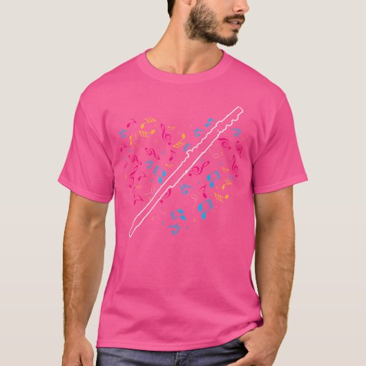 ハートノート笛 Tシャツ (正面)