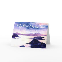ハートハイランズ水彩挨拶カード