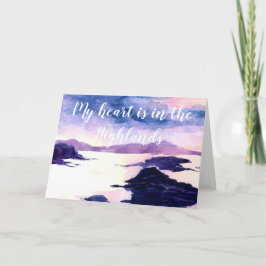 ハートハイランズ水彩挨拶カード カード