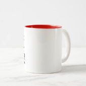 ハートハッスルコーヒー ツートーンマグカップ (正面右)