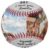 ハートハッピーバレンタインデー2写真ボーイフレンド ソフトボール (正面)