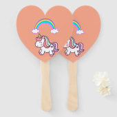 ハートハンドファン ハンドファン (正面&裏面)