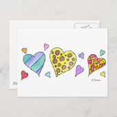 ハートハートハート ポストカード (正面/裏面)