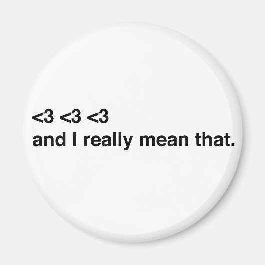 ハートハートハート マグネット (正面)