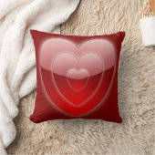 ハートハートバレンタイン枕 クッション (ブランケット)