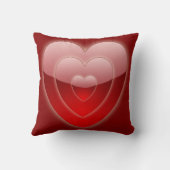 ハートハートバレンタイン枕 クッション (裏面)