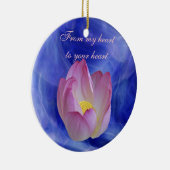 ハートハート蓮 セラミックオーナメント (右)