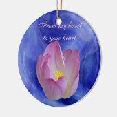 ハートハート蓮 セラミックオーナメント (左)