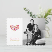 ハートハート | バレンタインデーの写真カード シーズンカード (スタンド正面)